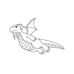 Dragonite - Disegni da colorare gratuiti