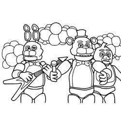 Five Nights at Freddy’s (FNAF) - Disegni da colorare gratuiti