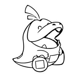 Fuecoco - Disegni da colorare gratuiti