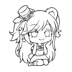 Gacha Life - Disegni da colorare gratuiti
