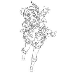 Genshin Impact - Disegni da colorare gratuiti