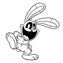 Disegno Hoppy Hopscotch che salta allegramente da colorare