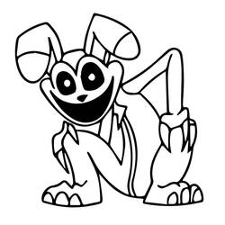 Hoppy Hopscotch - Disegni da colorare gratuiti