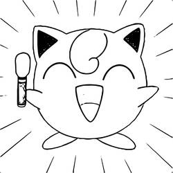 Jigglypuff - Disegni da colorare gratuiti