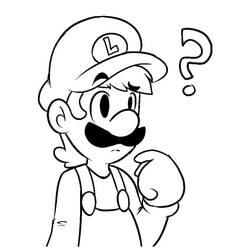 Luigi - Disegni da colorare gratuiti