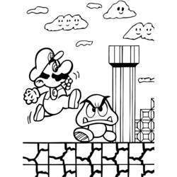 Mario Bros - Disegni da colorare gratuiti