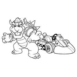 Mario Kart - Disegni da colorare gratuiti