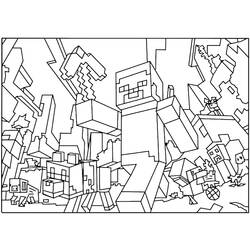 Minecraft - Disegni da colorare gratuiti