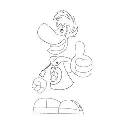 Rayman - Disegni da colorare gratuiti