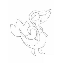 Snivy - Disegni da colorare gratuiti