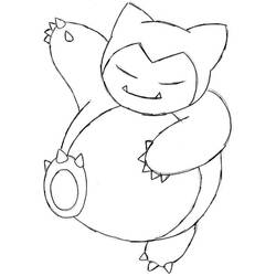 Snorlax - Disegni da colorare gratuiti