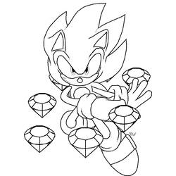 Sonic - Disegni da colorare gratuiti