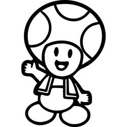 Toad - Disegni da colorare gratuiti