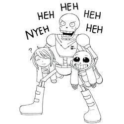 Undertale - Disegni da colorare gratuiti