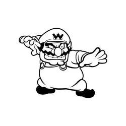 Wario - Disegni da colorare gratuiti